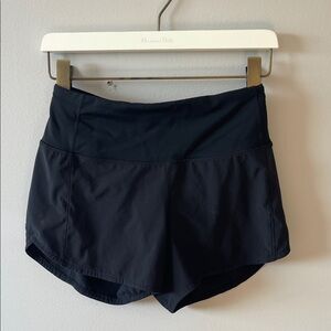 lululemon athletica Women's Black Athletic Shorts